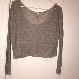 Off the shoulder crop top